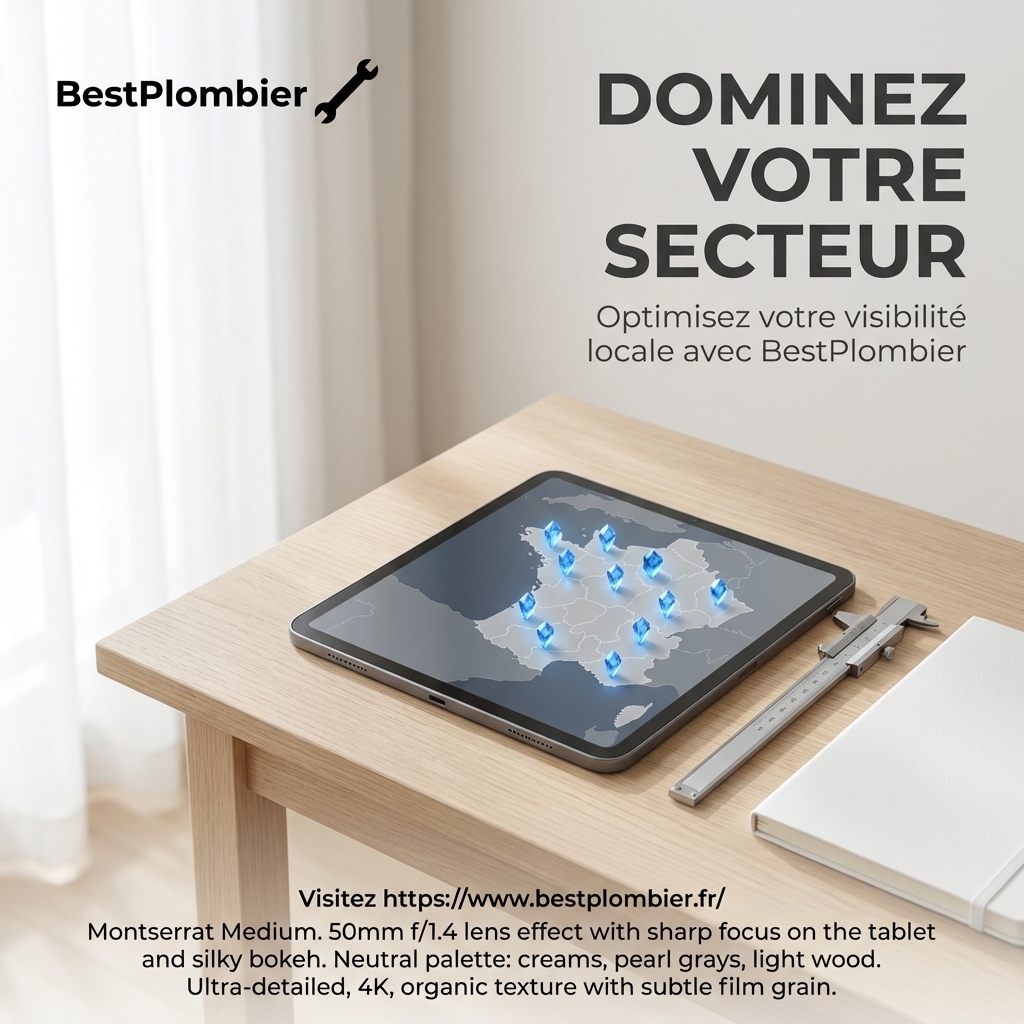 Visibilité locale : Dominez Google et boostez vos chantiers ce printemps 2026 avec BestPlombier 1