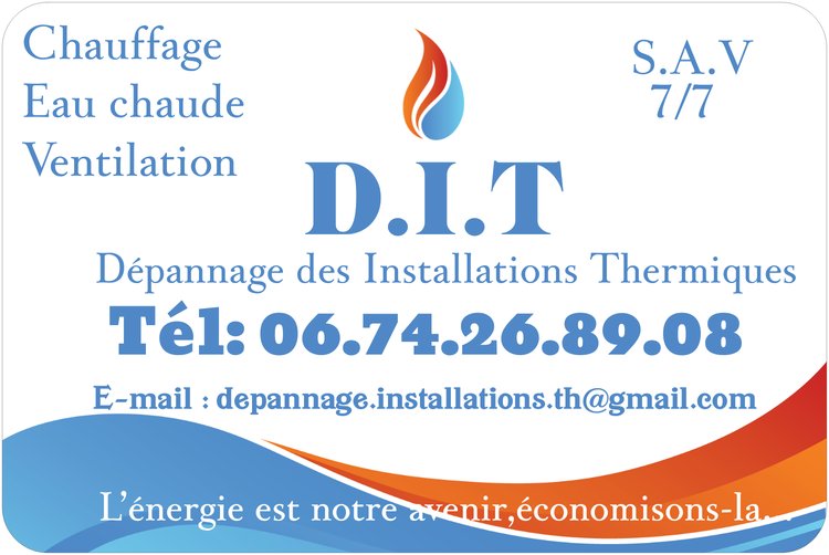 Dépannage des installations thermique (D.I.T)