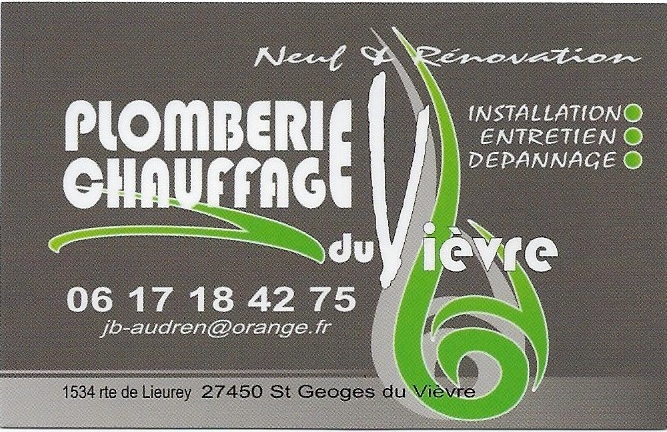PLOMBERIE CHAUFFAGE DU VIEVRE
