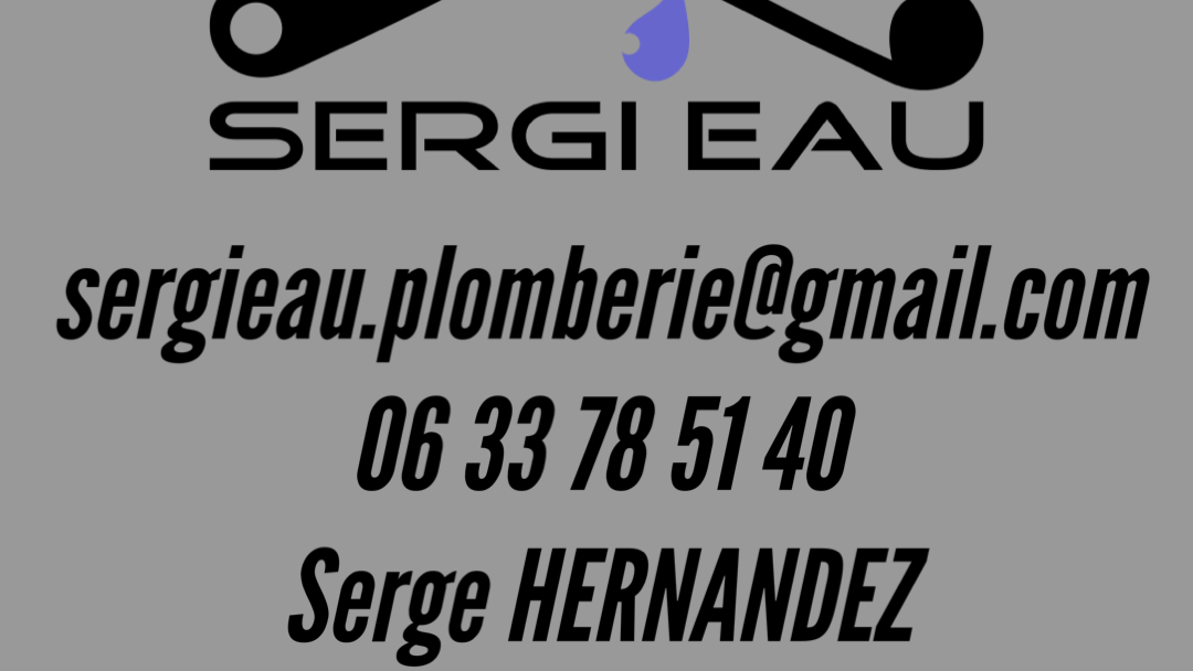 SERGI'EAU PLOMBERIE