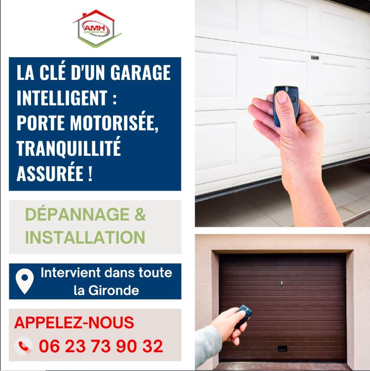 AMH-Plombier -dépannage Volets roulants - motorisation et automatisme portail -Izon-artigues prés bordeaux- Libourne-Bordeaux