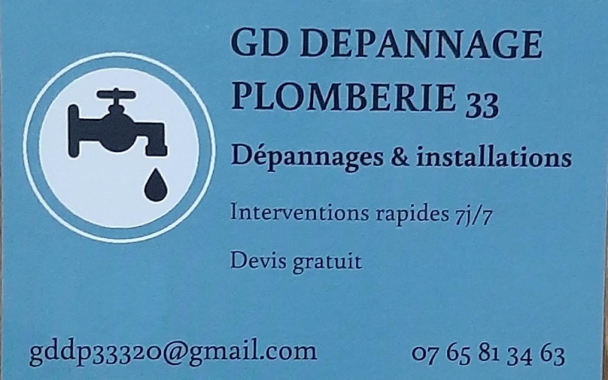 GD Dépannage Plomberie 33