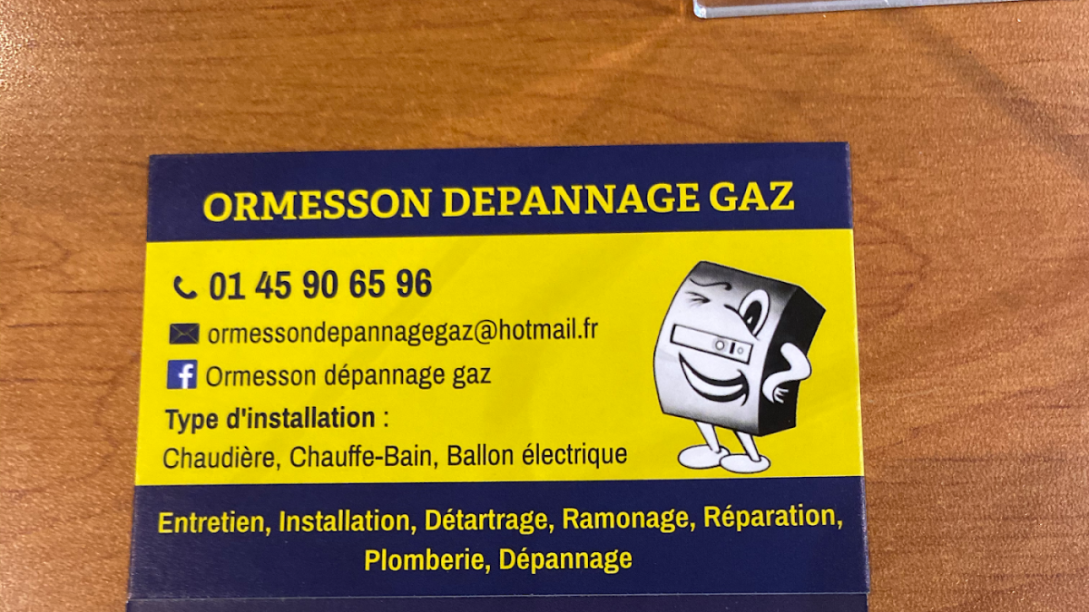 Ormesson Depannage Gaz