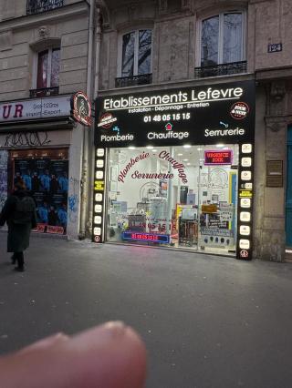 Plombier Etablissement Lefevre Paris : Plomberie Chauffage Serrurerie 0