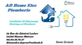 Plombier AD Home Elec Plomberie 0